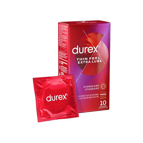 Durex - Thin Feel Extra Lube - Condooms - 10 stuks